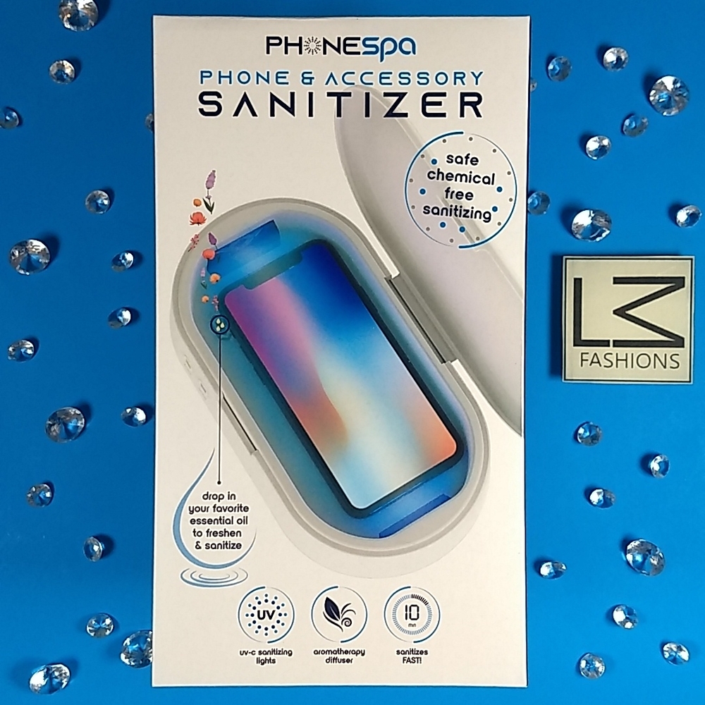 Factory Sealed PhoneSpa UV C Phone & Accessory Sanitizer, Fast & Safe
